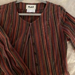 Vintage button up layering top